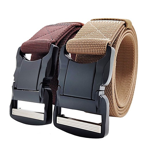 

Belt Men's Military Tactical Belt Wearable Breathable Protective for Solid Colored Nylon Fall Spring Summer