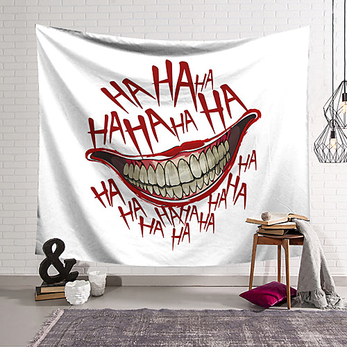 

Wall Tapestry Art Decor Blanket Curtain Hanging Home Bedroom Living Room Decoration Polyester Tooth