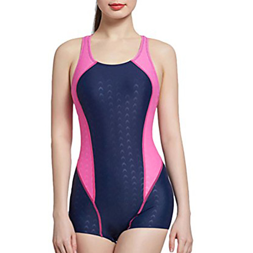 

zhuhaitf professional womens waterproof swimwear fashion sharkskin swimsuit 6106 dark blue