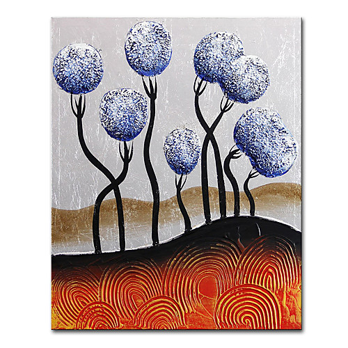 

Mintura Large Size Hand Painted Abstract Tree Landscape Oil Painting on Canvas Modern Art Wall Picture For Home Decoration (Rolled Canvas without Frame)