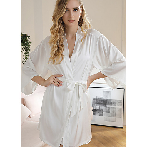 

Women's Deep V Ultra Sexy Pajamas Solid Colored