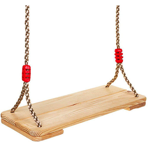 

Tree Swing Outdoor Wooden Hanging Swings for Kids to Adults 220 lbs Capacity with Nylon Rope