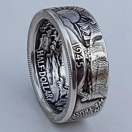

Ring Gold Silver Alloy Punk 1pc 6 7 8 9 10 / Men's