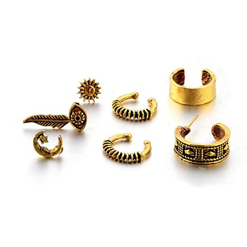 

Women's Hoop Earrings Geometrical Mini Stylish Simple Basic Boho Earrings Jewelry Golden / Silver For Gift Daily Festival