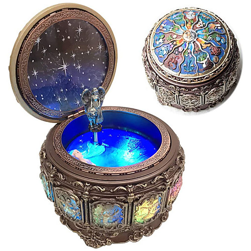 

Music Box 1 pcs Gift Music & Light Vintage Plastic For Kid's Adults' Boys and Girls