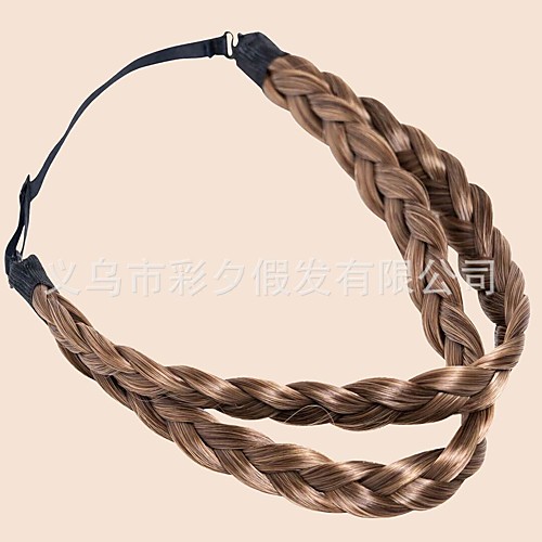 

braided two strand braid fashion wig fresh retro braid two strand wig braid hair band hair band four strand discrimination