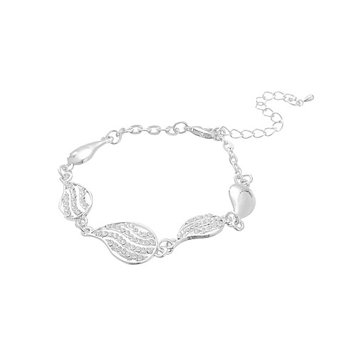 

Women's Bracelet Classic Heart Elegant Alloy Bracelet Jewelry Gold / Silver For Wedding Street Daily Holiday Work