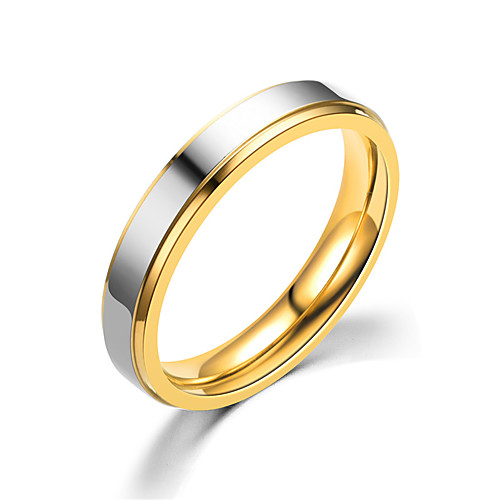 

double-step ring mirror golden couple ring jewelry