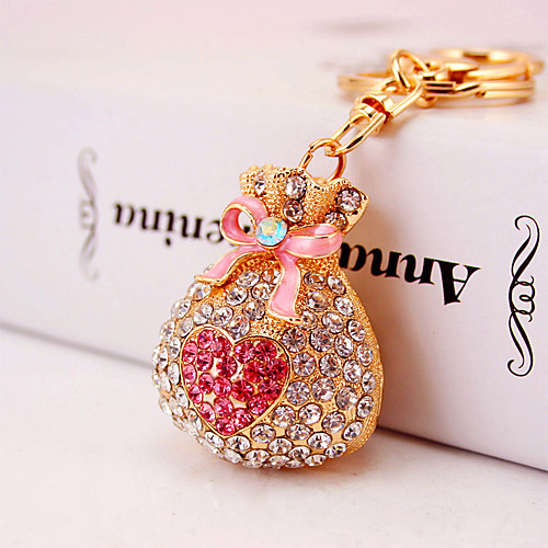 

Keychain Novelty Rhinestone Zinc Alloy Unisex Toy Gift