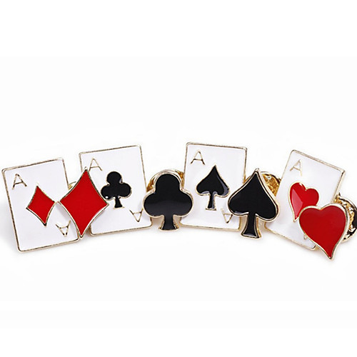

Women's Men's Brooches Creative Stylish Anime Punk Brooch Jewelry Black / Red For Street Gift Daily Prom Festival