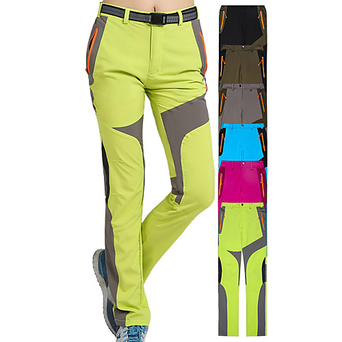 

Women's Hiking Pants Trousers Patchwork Summer Outdoor Windproof Quick Dry Lightweight Breathable Bottoms Army Green Khaki Green Sky Blue Rose Red Hunting Fishing Climbing S M L XL XXL
