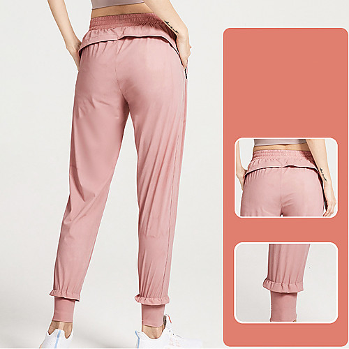 

Women's Sweatpants Jogger Pants Elastic Waistband Pocket Nylon Spandex Stripes Sport Athleisure Pants / Trousers Pants Bottoms Moisture Wicking Quick Dry Breathable Soft Comfortable Everyday Use