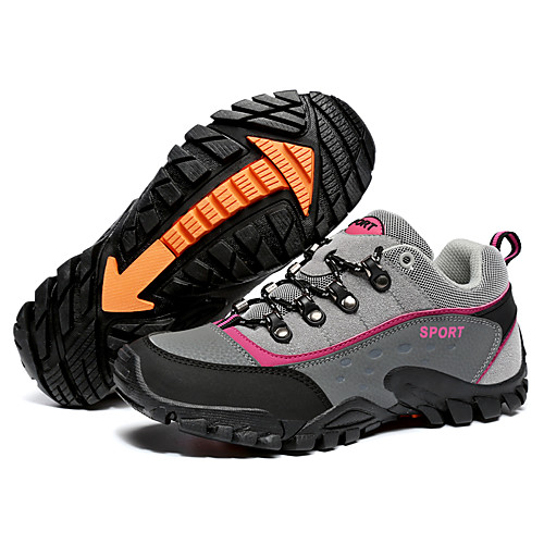 

Women's Hiking Shoes Sneakers Anti-Slip Wearable Breathable Comfortable Hiking Outdoor Exercise Running Spring, Fall, Winter, Summer Pink Sky Blue