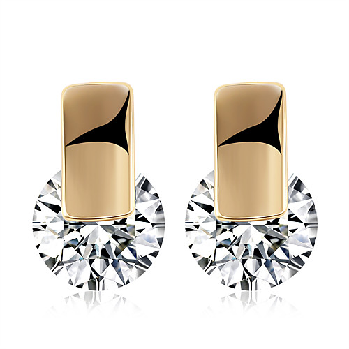 

Women's Cubic Zirconia Earrings Geometrical Fashion Stylish Earrings Jewelry White / Blue For Anniversary Gift Date Festival 1 Pair