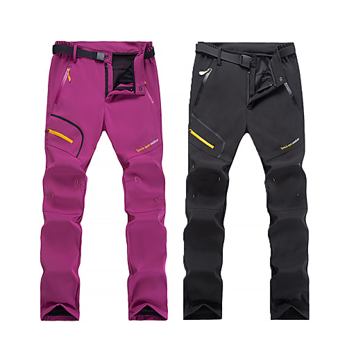

Women's Hiking Pants Trousers Patchwork Outdoor Waterproof Lightweight Windproof Breathable Bottoms Black Blue Grey Rose Red Hunting Fishing Climbing M L XL XXL XXXL / Quick Dry