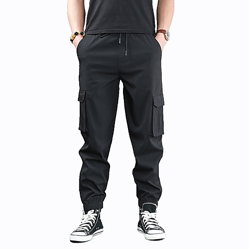 

Men's Hiking Pants Trousers Hunting Pants Tactical Cargo Pants Dust Proof Quick Dry Breathable Wearproof Fall Spring Summer Solid Colored for Black Army Green Grey M L XL XXL XXXL