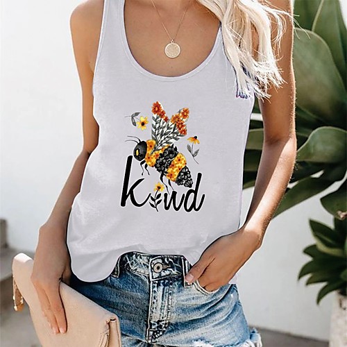 

Women's Yoga Top Racerback Fashion White Black Gray Cotton Fitness Gym Workout Running Tank Top T Shirt Sport Activewear Moisture Wicking Quick Dry Lightweight Breathable High Elasticity
