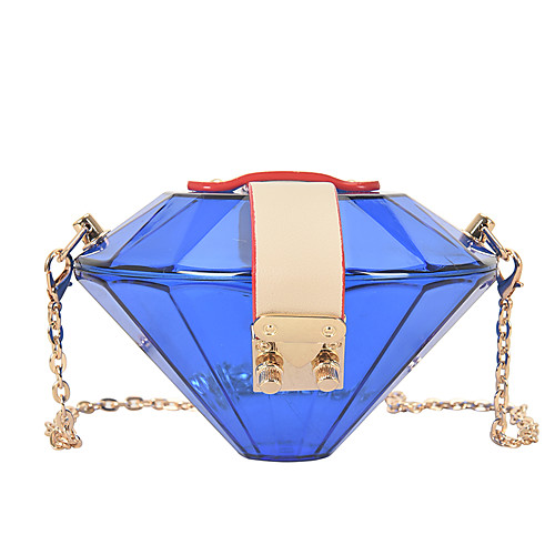 

Women's Bags Acrylic Crossbody Bag Party Beach Evening Bag MessengerBag White Black Blue Red
