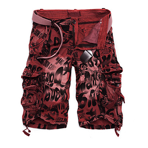 

Men's Hiking Shorts Hiking Cargo Shorts Tactical Shorts Ventilation Multi-Pockets Quick Dry Breathable Summer Camo / Camouflage Cotton Bottoms for Hunting Fishing Casual Yellow Red Army Green S M L