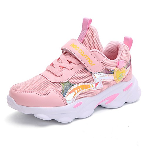 

Girls' Sneakers School Shoes PU Big Kids(7years ) Pink Beige Fall Spring