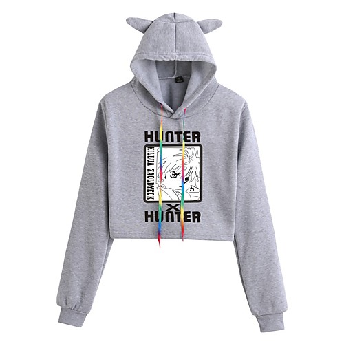 

Inspired by Hunter X Hunter Hoodie Polyster Cat Ear For Women's