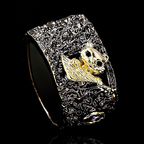 

Ring AAA Cubic Zirconia Two Stone Black Brass Cat Stylish Gothic Vintage 1pc 6 7 8 9 10 / Women's