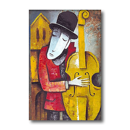 

Stretched Oil Painting Hand Painted Canvas Abstract Comtemporary Modern High Quality Picasso Ready to Hang