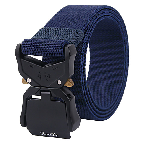 

Belt Men's Military Tactical Belt Wearable Breathable Protective for Solid Colored Nylon Fall Spring Summer