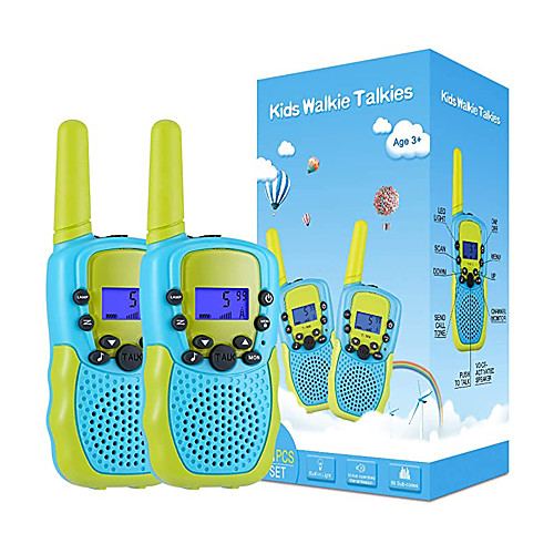 

Walkie Talkies for 3-12 Year Old Boys Girls, Walkie Talkies for Kids 22 Channels 2 Way Radio Toy with Backlit LCD Flashlight, 3 Miles Range for Outside, Camping, Hiking