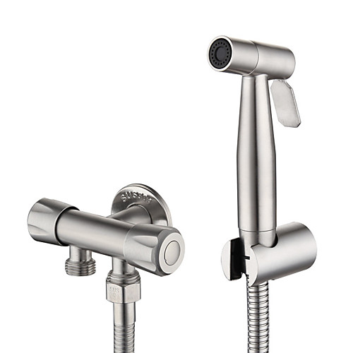 

Single hole Bidet Cold Water Faucet Stainless Steel Self-Cleaning With stand Set