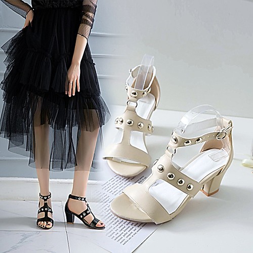 

Women's Heels Pumps Faux Leather White Black Yellow