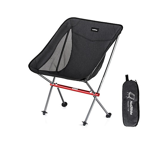 

Camping Chair Multifunctional Portable Breathable Ultra Light (UL) Aluminum Alloy for 1 person Fishing Beach Camping Traveling Autumn / Fall Winter Black Grey