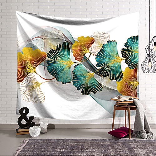

Wall Tapestry Art Decor Blanket Curtain Hanging Home Bedroom Living Room Decoration Polyester Ginkgo Biloba