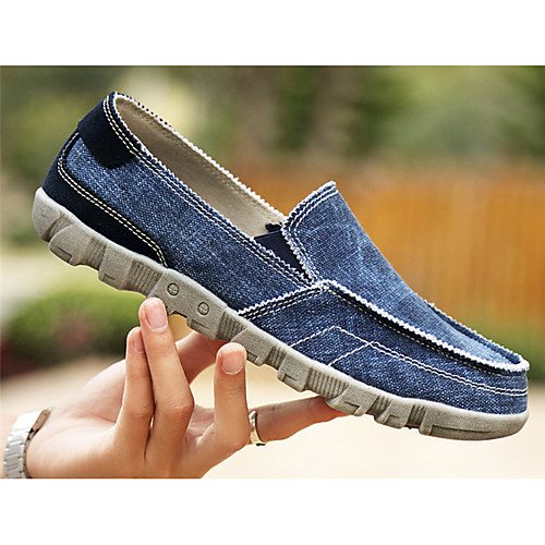 

2019 new retro lightweight canvas shoes lazy shoes casual shoes old beijing cloth shoes retro men's shoes