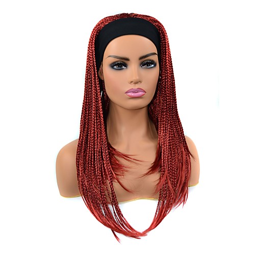 

european and american hair band style small dirty braid wig headgear hair band style small braid wig headgear three-strand braid wig headgear