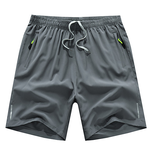 

Men's Hiking Shorts Solid Color Summer Outdoor Loose Quick Dry Breathable Stretchy Sweat wicking Shorts Black Grey Fishing Climbing Beach L XL XXL XXXL 4XL