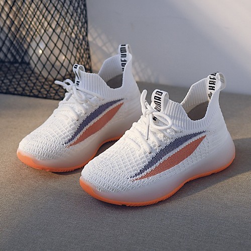 

Girls' Sneakers School Shoes PU Lace up Big Kids(7years ) Daily Walking Shoes White Black Gray Spring Summer