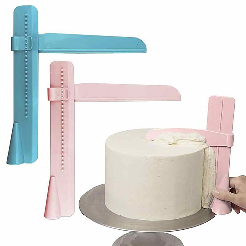 

Cake Scraper Smooth Adjustable Fondant Spatula Cake Edge Trimmer Cream Decoration DIY Dessert Accessories Kitchen Cake Tool