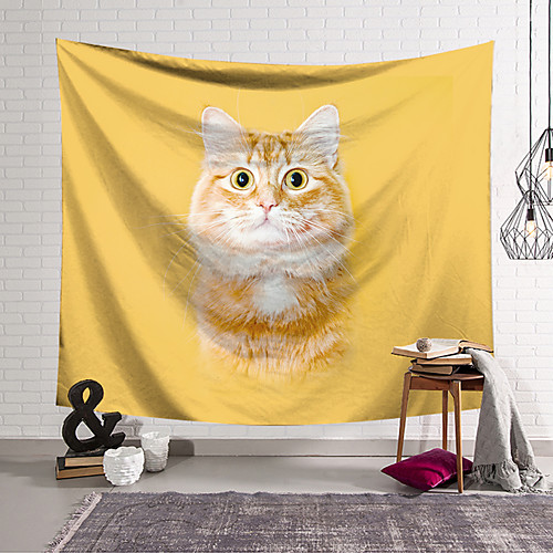

Wall Tapestry Art Decor Blanket Curtain Hanging Home Bedroom Living Room Decoration Polyester Cat