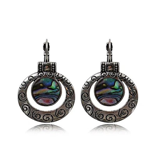 

Women's Hoop Earrings Geometrical life Tree Stylish Simple Basic Boho Earrings Jewelry Golden / Silver For Gift Daily Festival