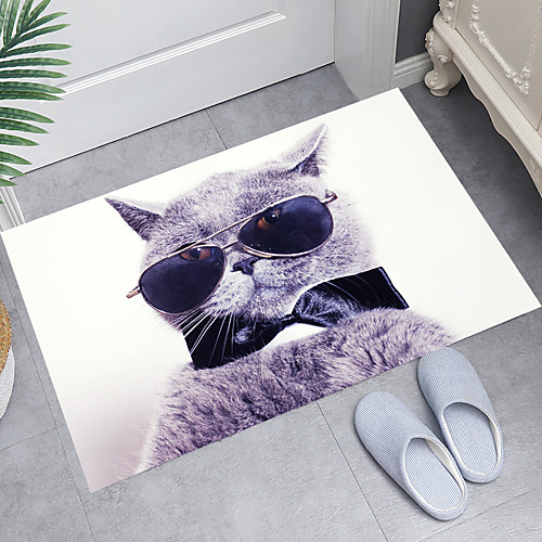 

Cedar Forest Erha Digital Printing Floor Mat Modern Bath Mats Nonwoven / Memory Foam Novelty Bathroom