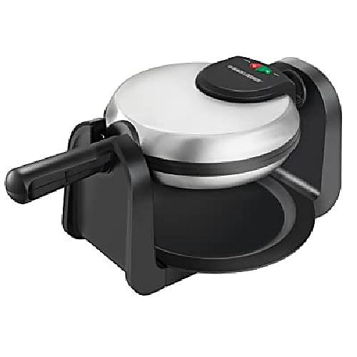 

black decker flip waffle maker, silver, wm1404s