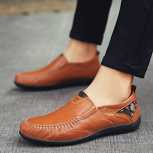 

men's leather shoes simple fashion peas shoes leather casual shoes large size men's shoes summer business shoes men