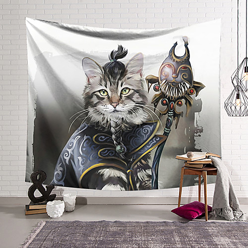 

Wall Tapestry Art Decor Blanket Curtain Hanging Home Bedroom Living Room Decoration Polyester Cat