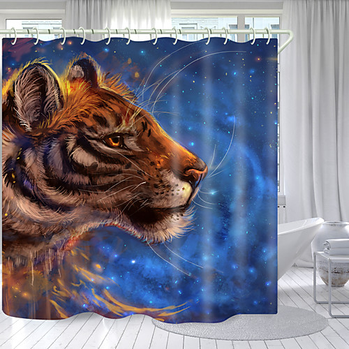 

Cosmic Sky Digital Printing Shower Curtain Shower Curtains Hooks Modern Polyester New Design