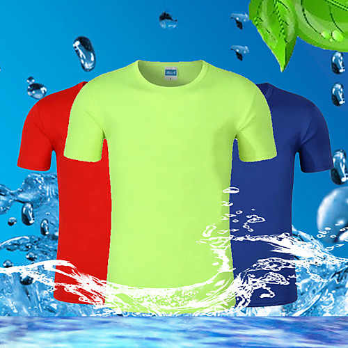 

Women's T shirt Hiking Tee shirt Short Sleeve Crew Neck Sweatshirt Top Outdoor Lightweight Breathable Quick Dry Sweat wicking Spring Summer Cotton orange White Black Camping / Hiking Running Outdoor
