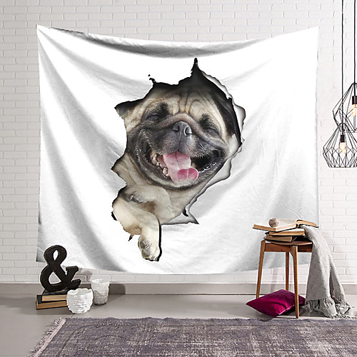 

Wall Tapestry Art Decor Blanket Curtain Hanging Home Bedroom Living Room Decoration Polyester Dog