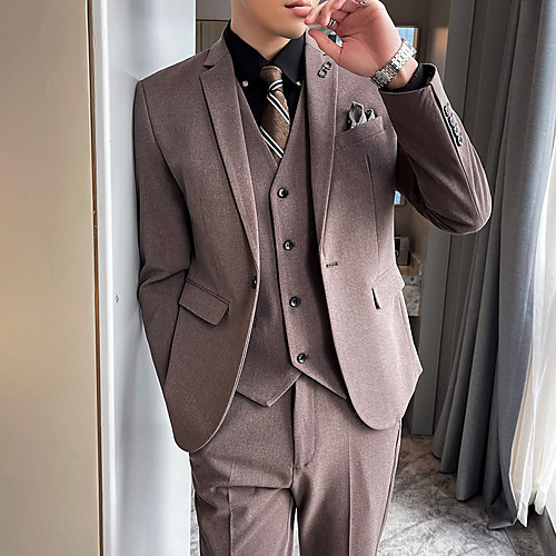 

Tuxedos Standard Fit Notch Single Breasted One-button Polyester