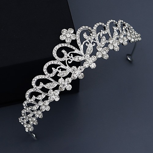 

Wedding Bridal Rhinestone / Alloy Headpiece with Rhinestone 1 Piece Wedding / Special Occasion Headpiece