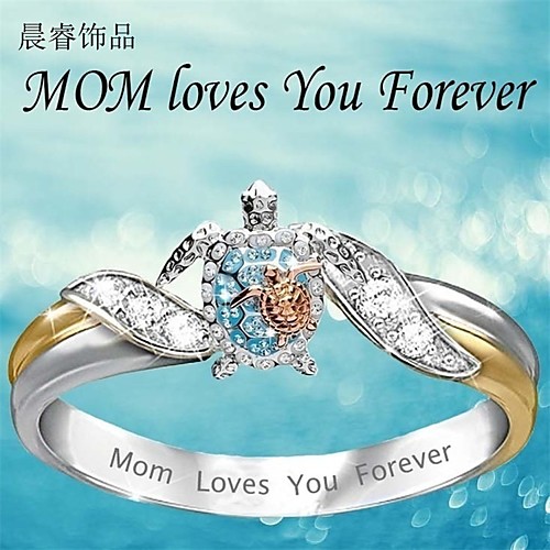 

Ring Mixed Color Rose Gold Silver Alloy Owl Simple 6 7 8 9 10 / Women's